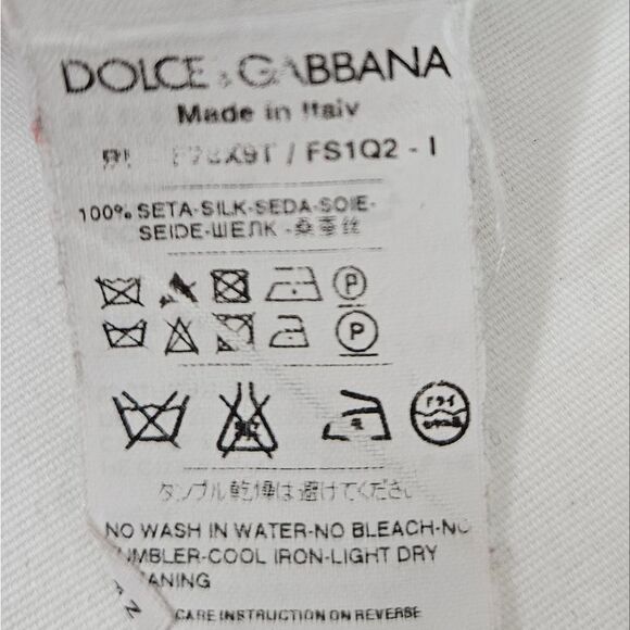 DOLCE & GABBANA Floral Print Women's Top Size Small - Picture 11 of 11